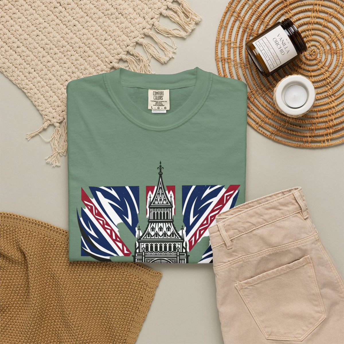 Big Ben Union Jack T-Shirt — London Landmark Tee
