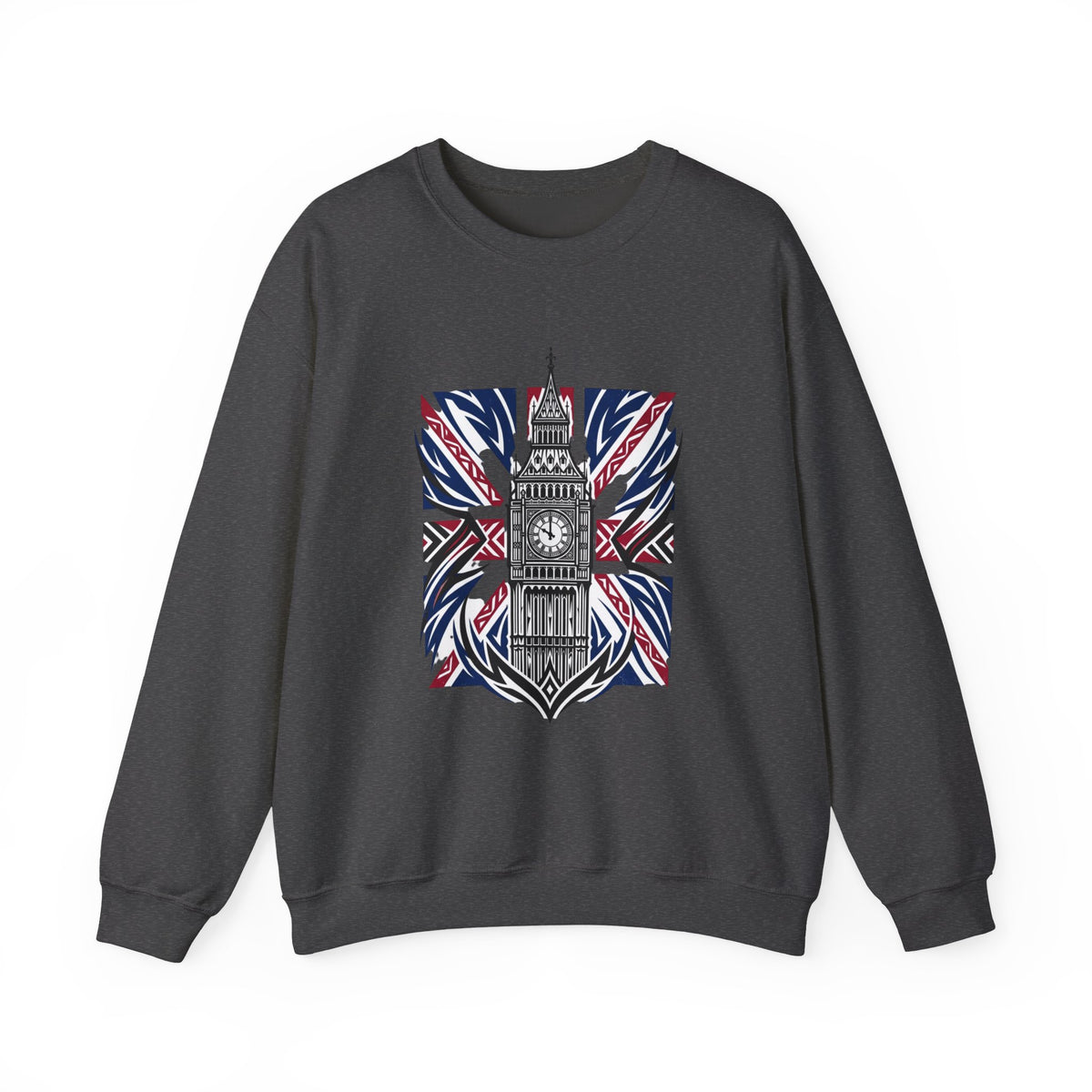 London Big Ben Union Jack Crewneck Sweatshirt