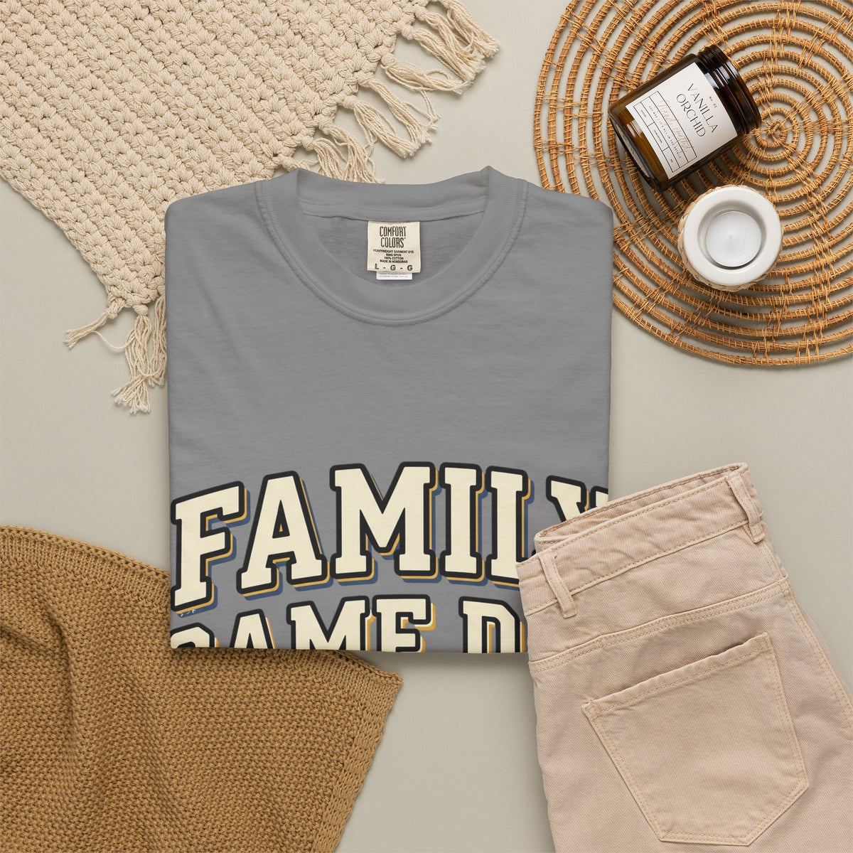 Family Game Day T-Shirt — “Together We Cheer” Football & Sports Team Tee