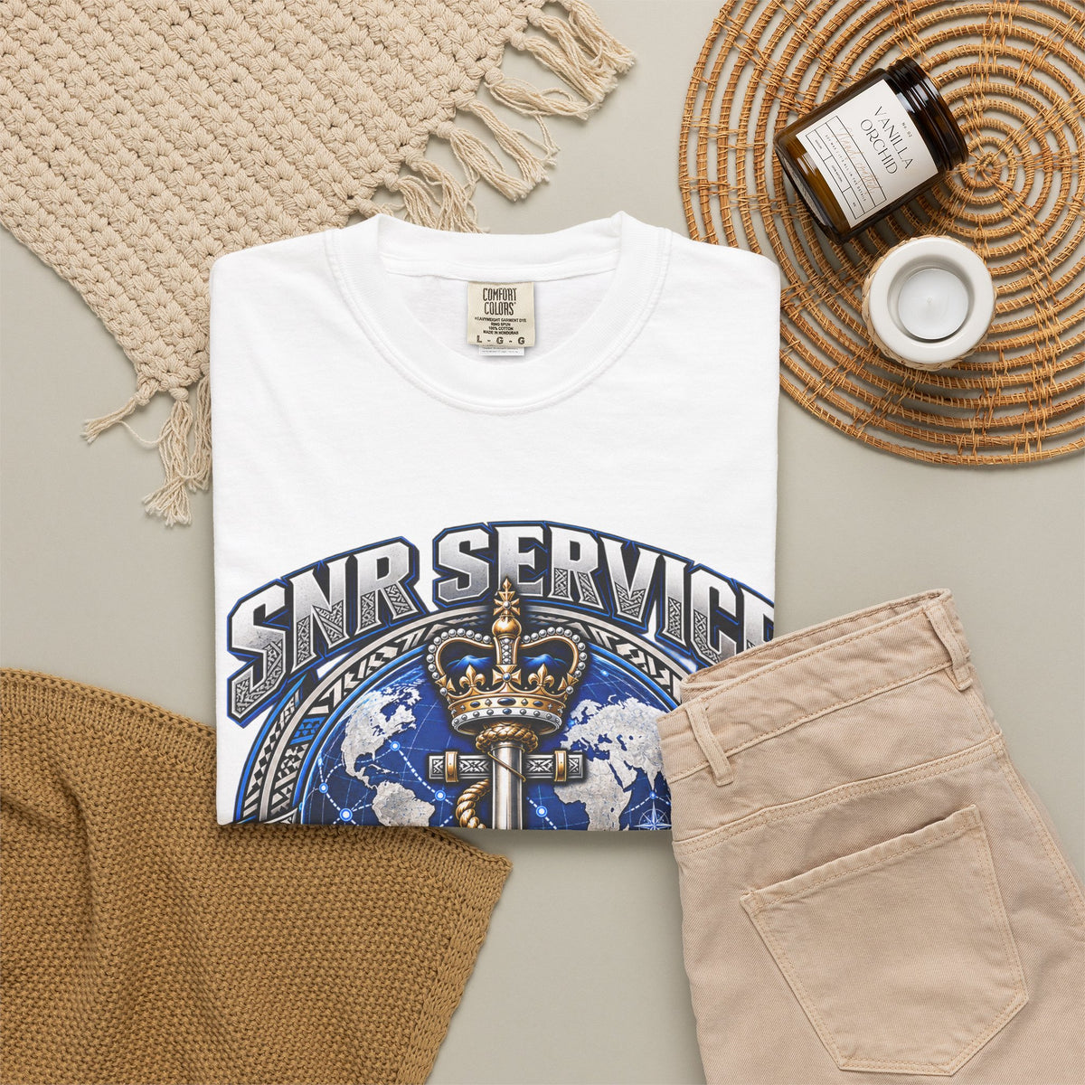 SNR Service Anchor Graphic T-Shirt — "We Don’t Follow Standards, We Set Them"