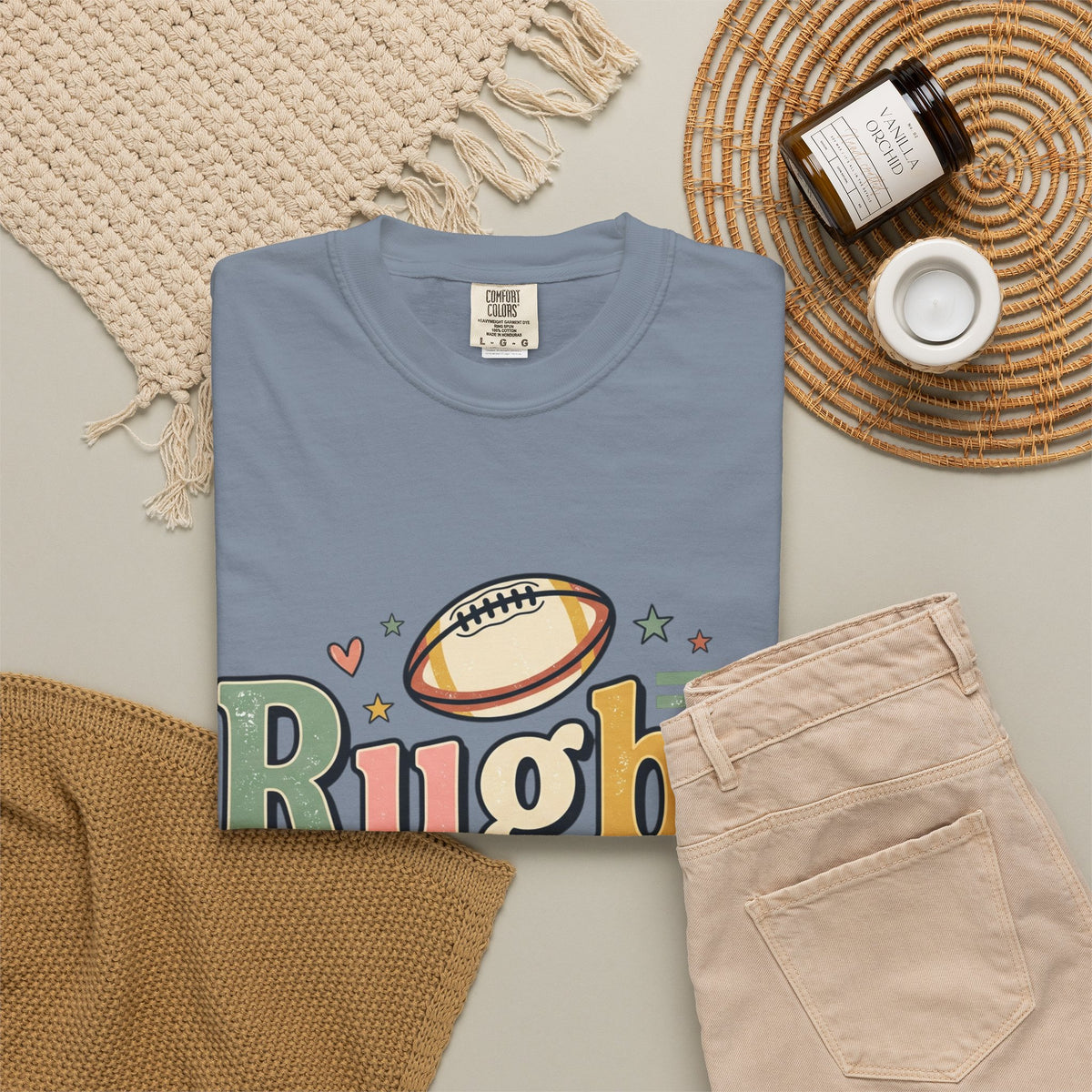 Rugby Dad T-Shirt — Supportive, Devoted, Fatherly Graphic Tee