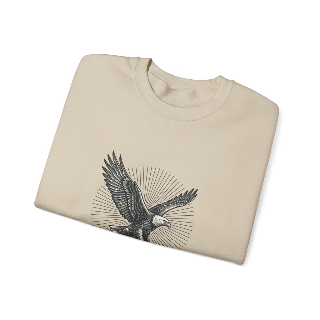 Wings Like Eagles Sweatshirt | Christian Scripture Psalm 103:5 Faith Apparel