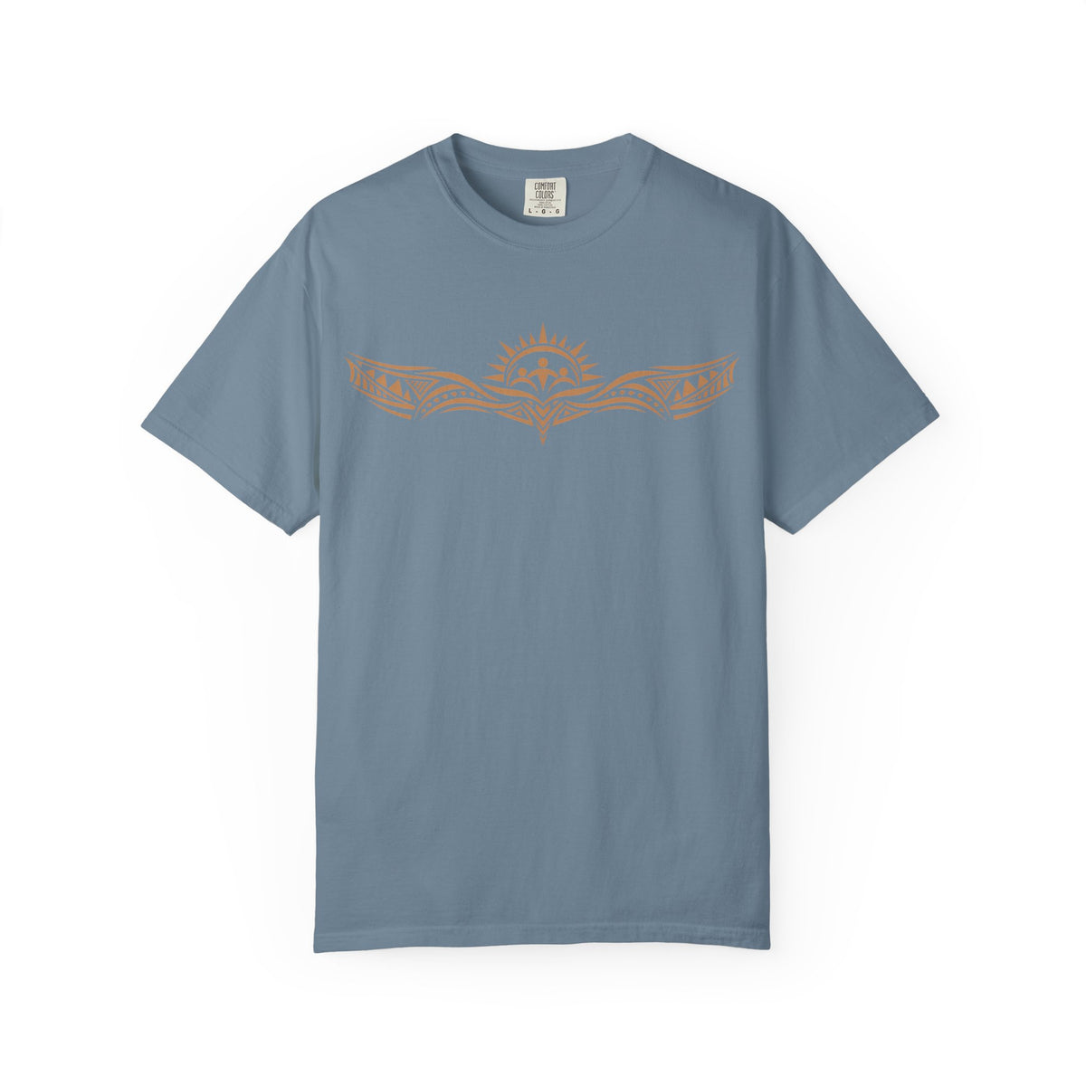 Tribal Sunset T‑Shirt — "Your Tribe" Inspirational Back Graphic