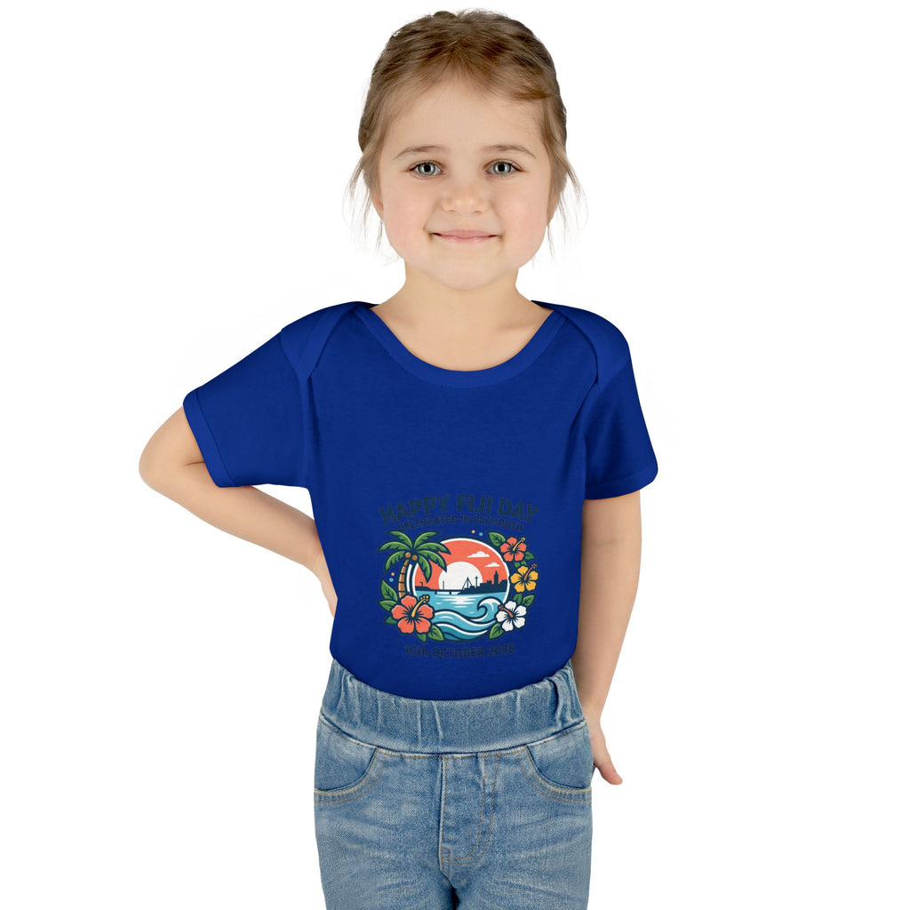 Happy Fiji Day Infant Bodysuit — Tropical Island Baby Onesie (10th October 2026)