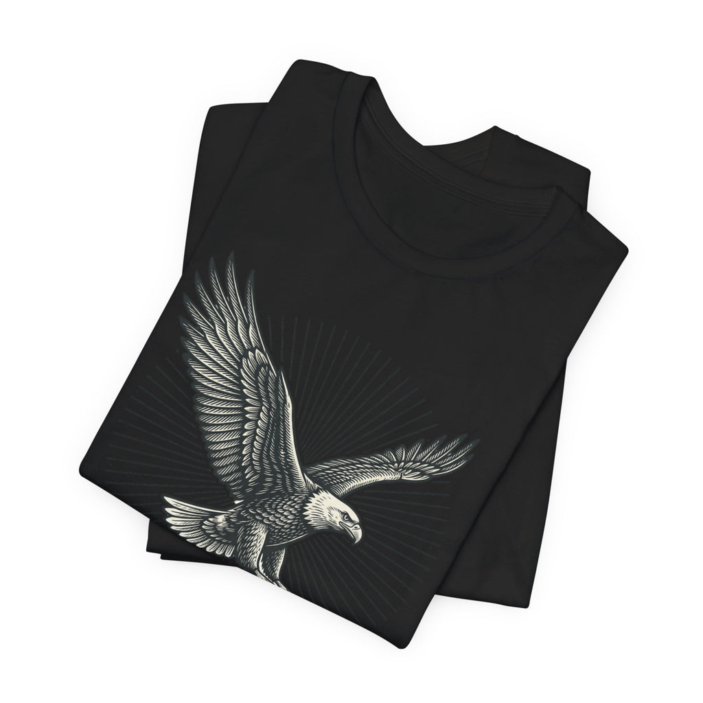Wings Like Eagles T-Shirt | Christian Isaiah 40:31 Eagle Faith Tee