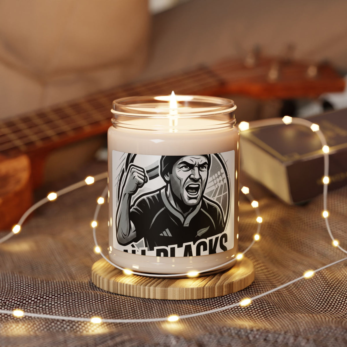 Scented Soy Candle — Rugby Fan Anthem Jar (9oz)