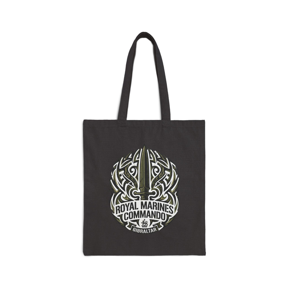 Royal Marines Commando Tribal Logo Tote Bag — Military Canvas Shopper