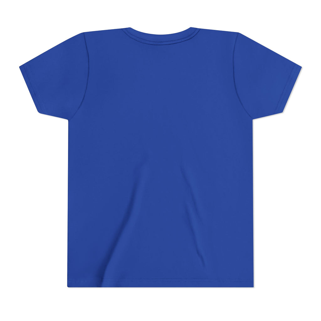 Youth Tee — "Here For The Boos" Halloween Pumpkin Boo Graphic