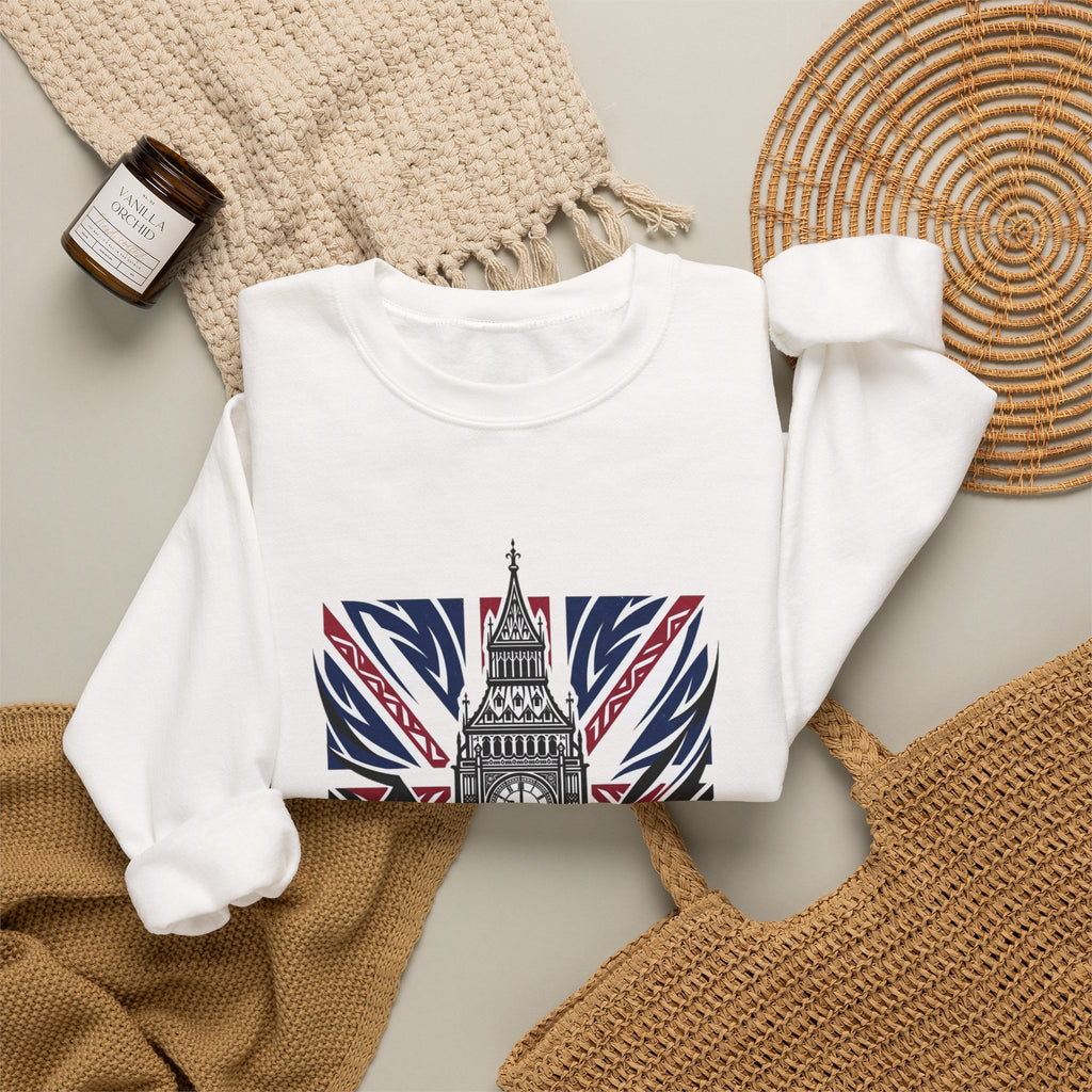 London Big Ben Union Jack Crewneck Sweatshirt