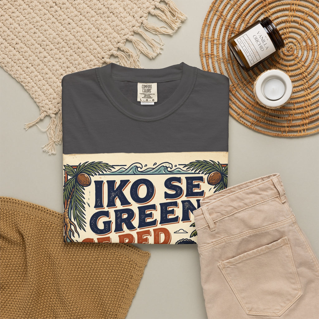 Iko Se Green Se Red Fiji T-Shirt — Vintage Island Vibes Graphic Tee