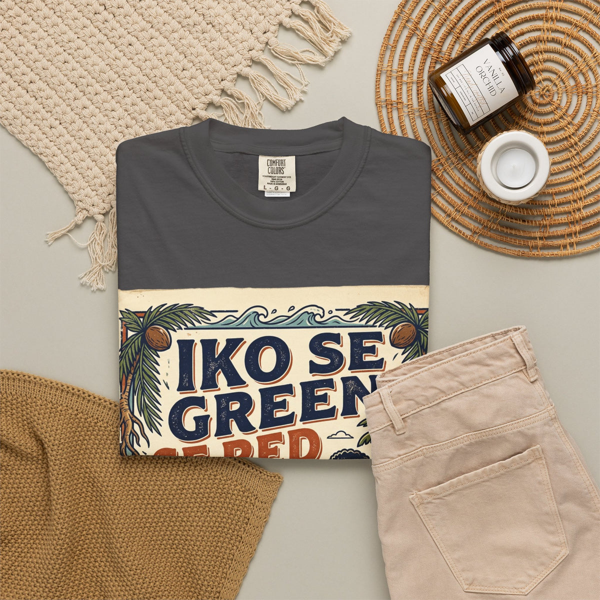 Iko Se Green Se Red Fiji T-Shirt — Vintage Island Vibes Graphic Tee