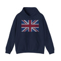 Union Jack Paisley Hoodie - British Flag Bandana Style Hooded Sweatshirt