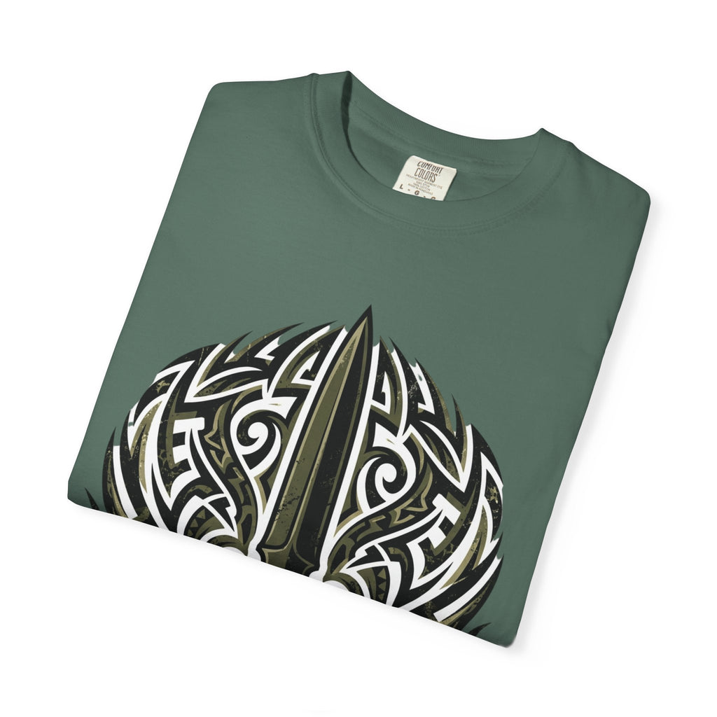 Royal Marines Commando T-Shirt — Gibraltar Tribal Dagger Military Tee