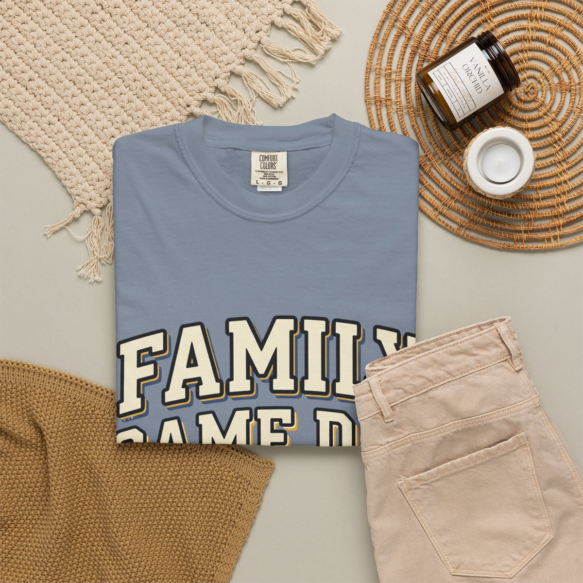 Family Game Day T-Shirt — “Together We Cheer” Football & Sports Team Tee