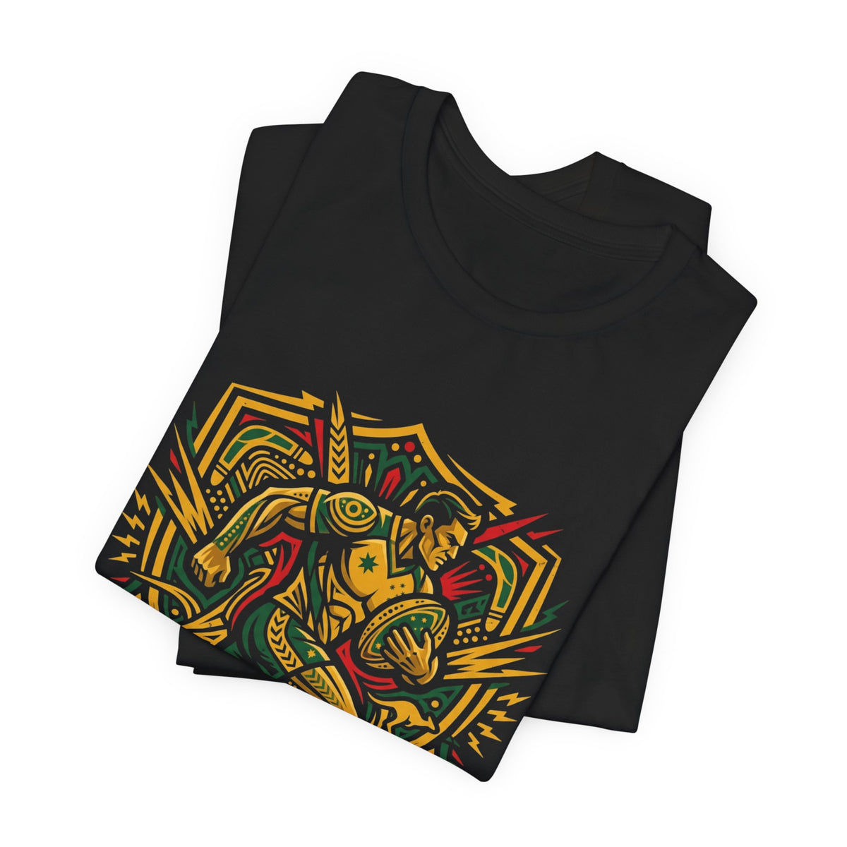 Australia Rugby T-Shirt — Tribal Wallaby Design