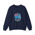 Fiji Crest Crewneck Sweatshirt – 'Noble Banner Blue' Heritage Pullover