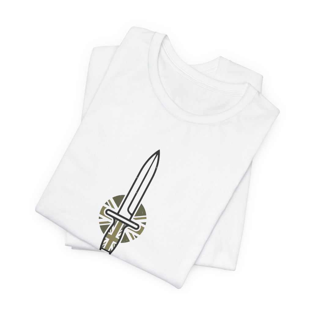 British Infantry Regiment Tee — Military Emblem Short Sleeve Shirt