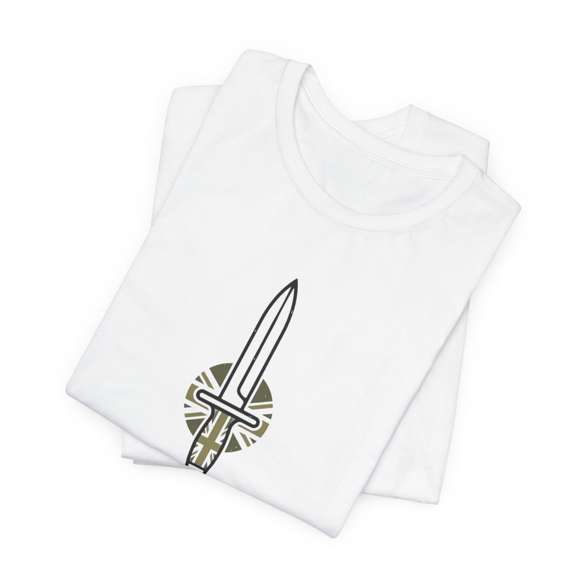 British Infantry Regiment Tee — Military Emblem Short Sleeve Shirt