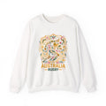 Australia Rugby Crewneck Sweatshirt — Indigenous-Inspired Kookaburra Design