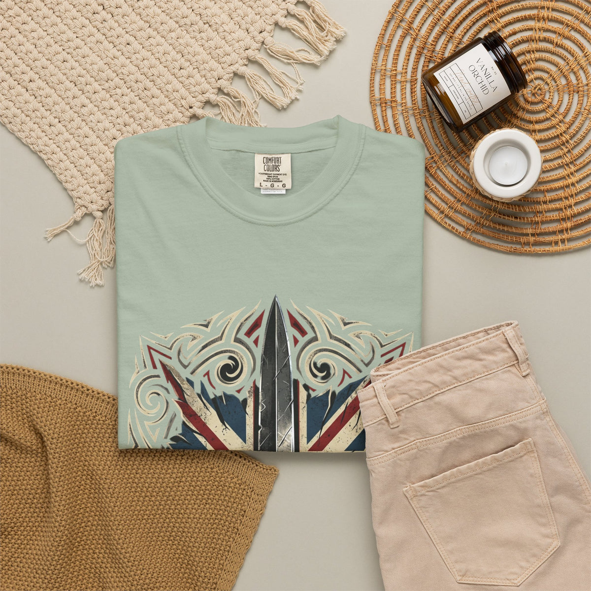 Union Jack Dagger T-Shirt — British Flag Graphic Tee