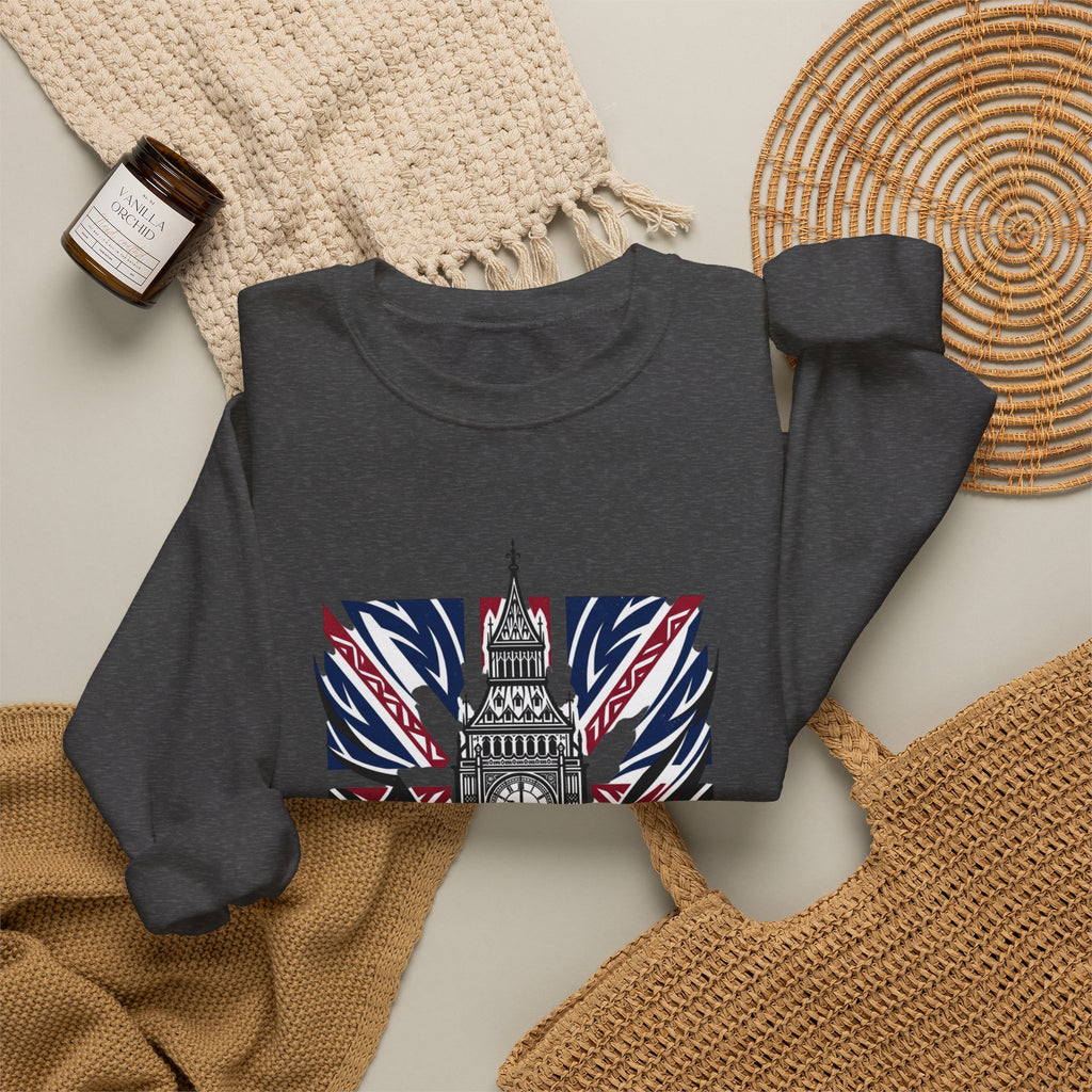 London Big Ben Union Jack Crewneck Sweatshirt
