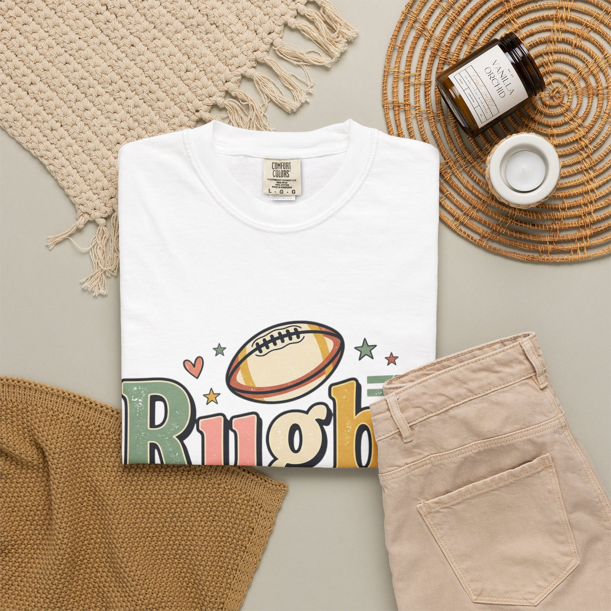 Rugby Dad T-Shirt — Supportive, Devoted, Fatherly Graphic Tee