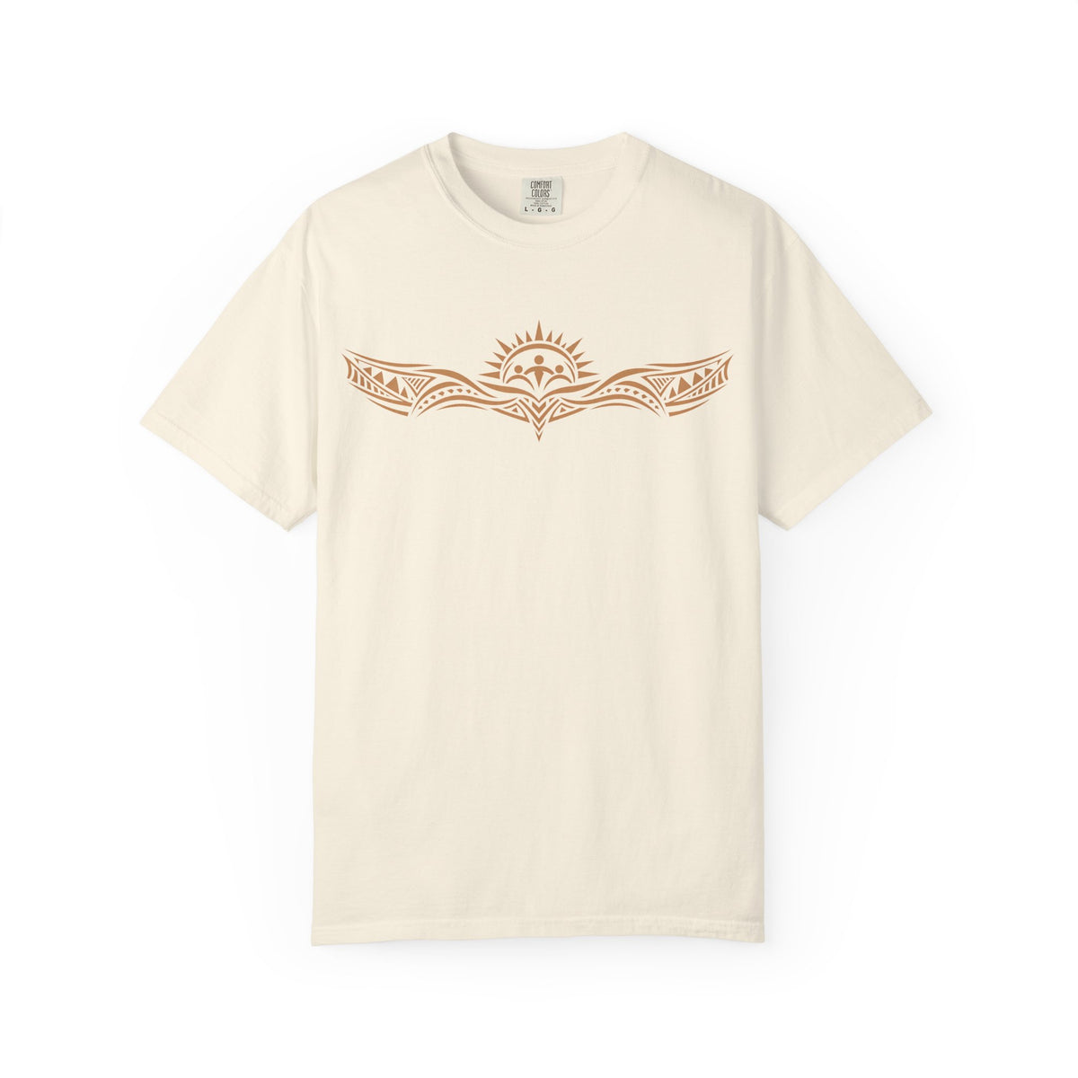Tribal Sunset T‑Shirt — "Your Tribe" Inspirational Back Graphic