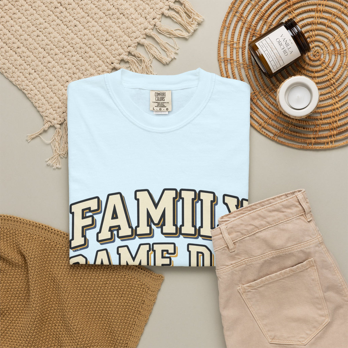 Family Game Day T-Shirt — “Together We Cheer” Football & Sports Team Tee