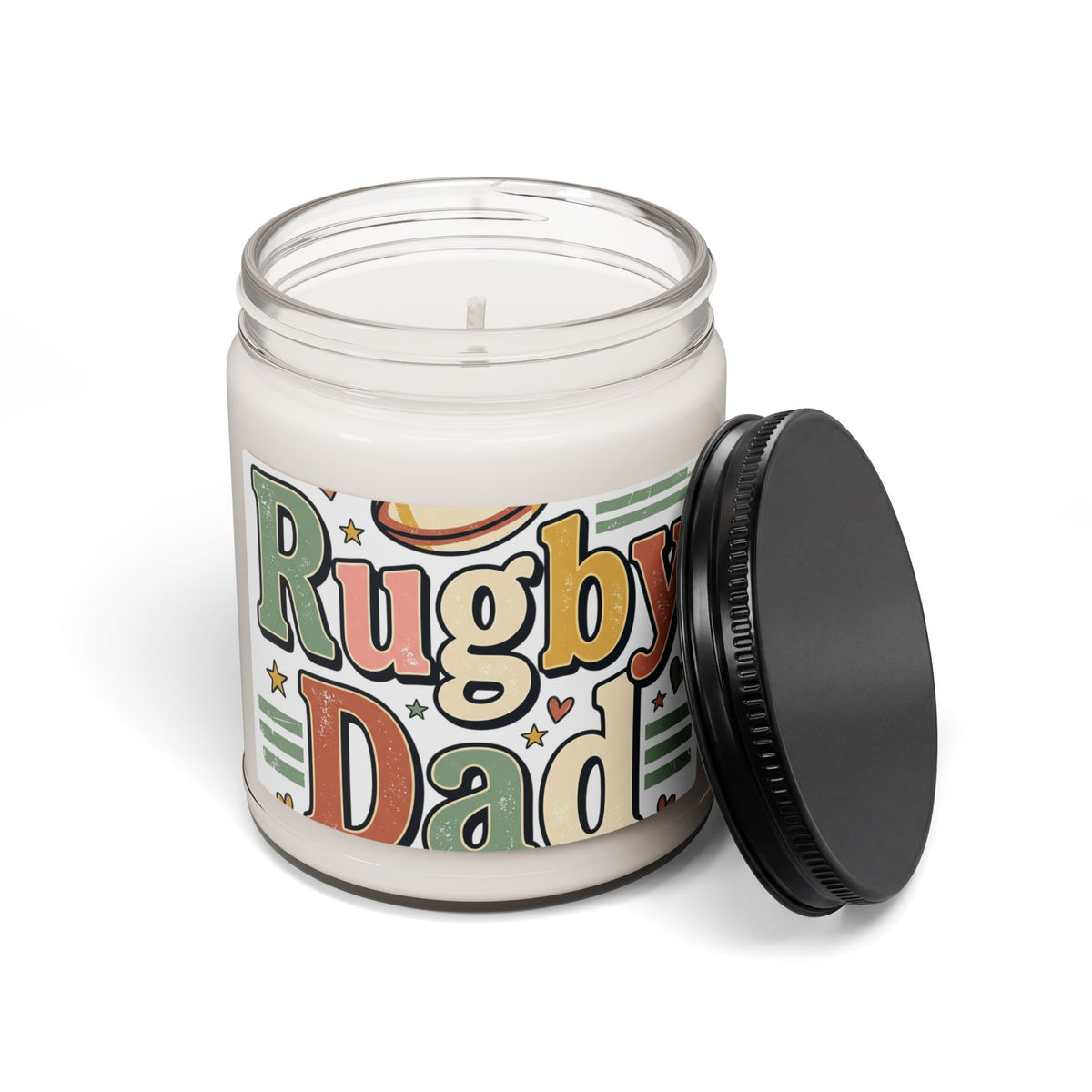 Rugby Dad Scented Soy Candle — 9 oz Gift for Rugby Fathers