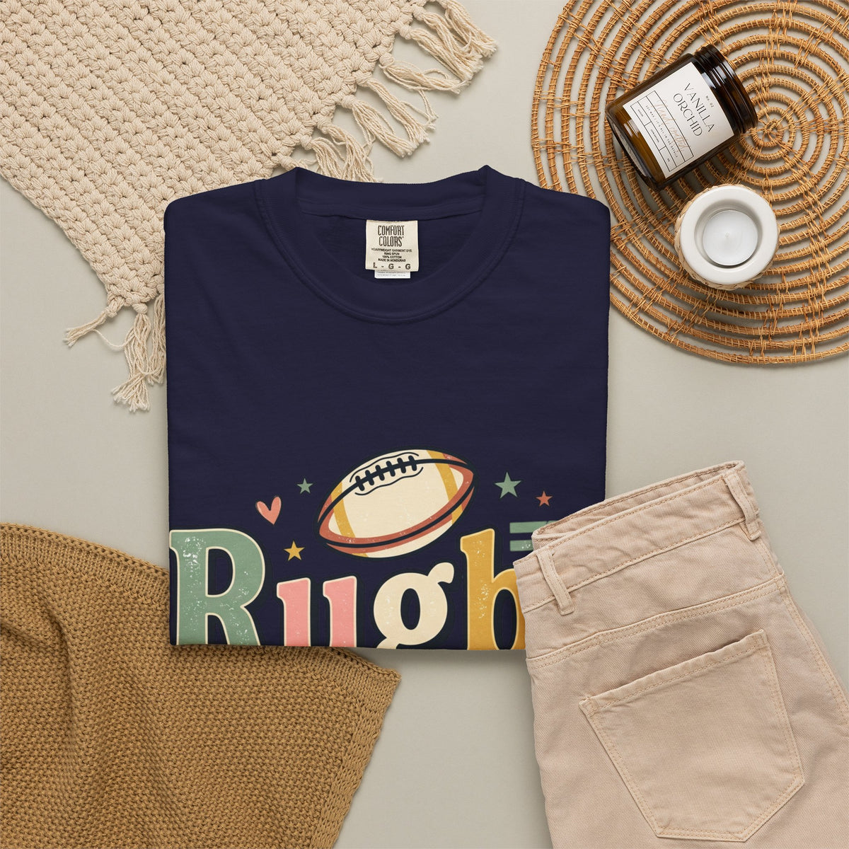 Rugby Dad T-Shirt — Supportive, Devoted, Fatherly Graphic Tee