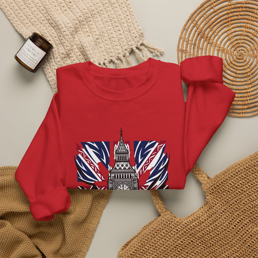 London Big Ben Union Jack Crewneck Sweatshirt