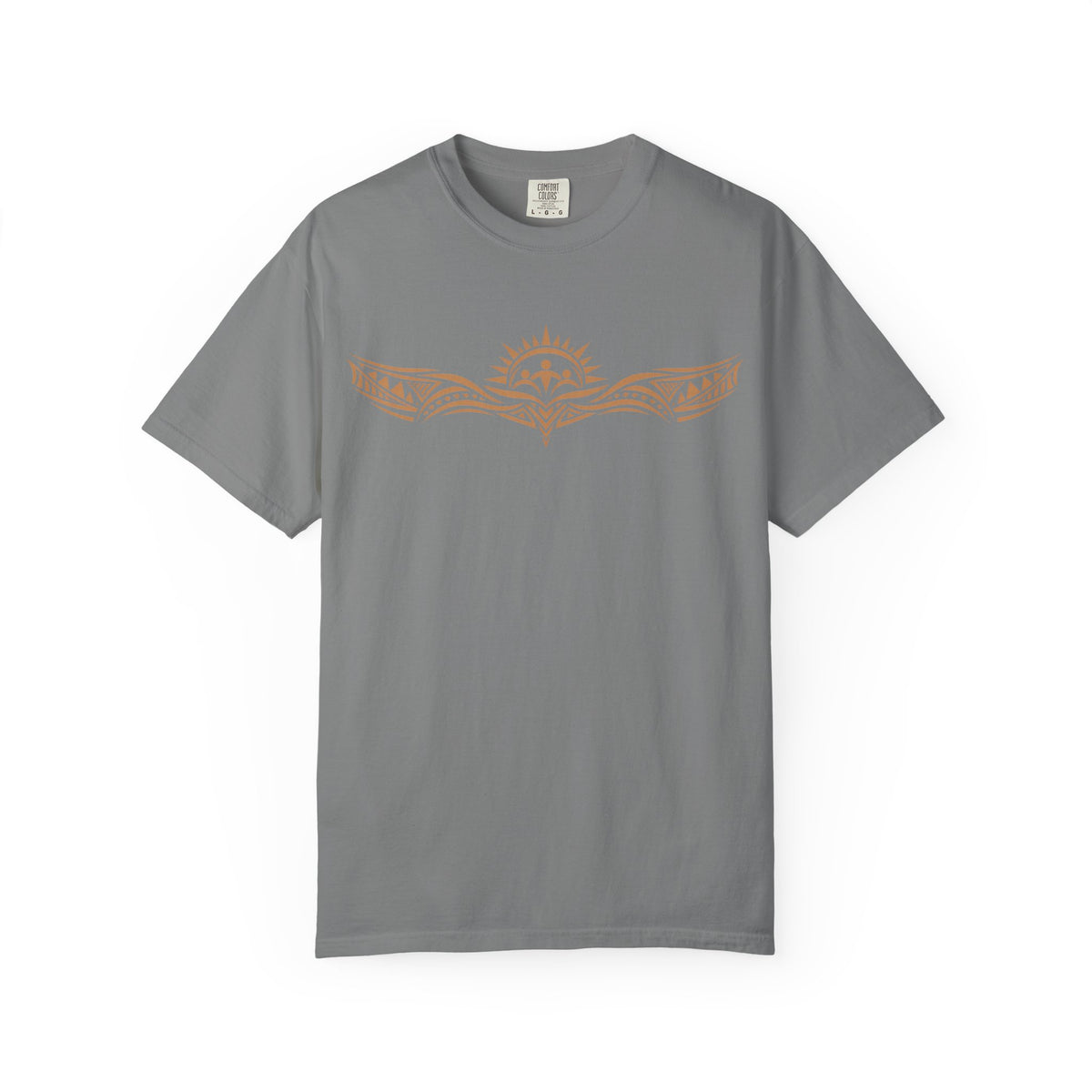 Tribal Sunset T‑Shirt — "Your Tribe" Inspirational Back Graphic