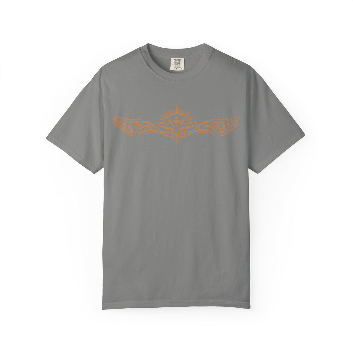 Tribal Sunset T‑Shirt — "Your Tribe" Inspirational Back Graphic
