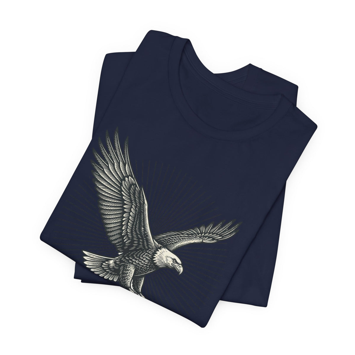 Wings Like Eagles T-Shirt | Christian Isaiah 40:31 Eagle Faith Tee