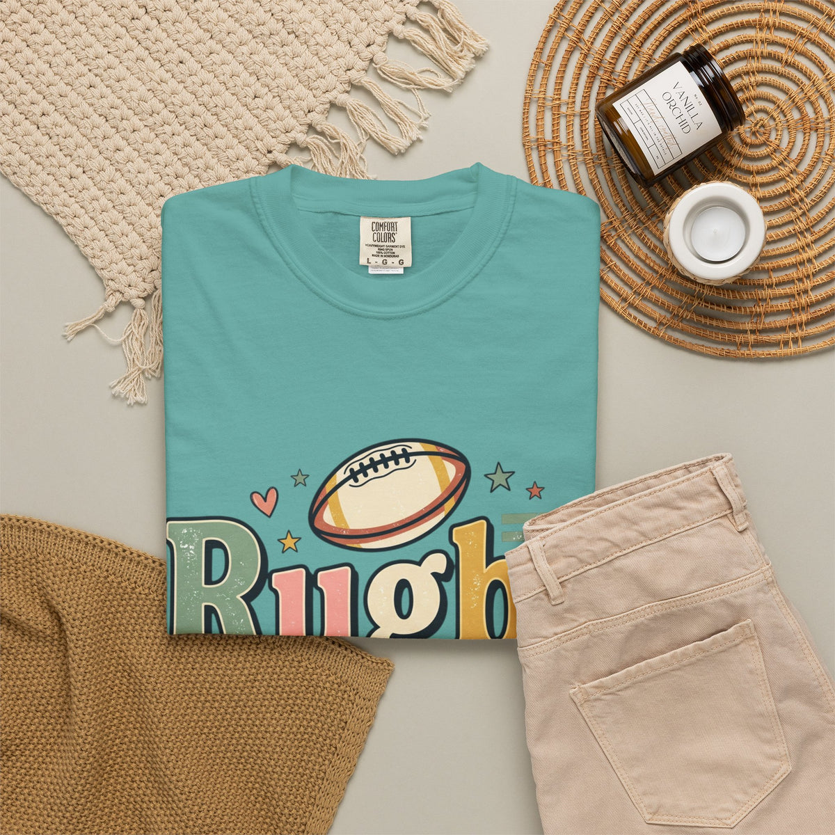 Rugby Dad T-Shirt — Supportive, Devoted, Fatherly Graphic Tee