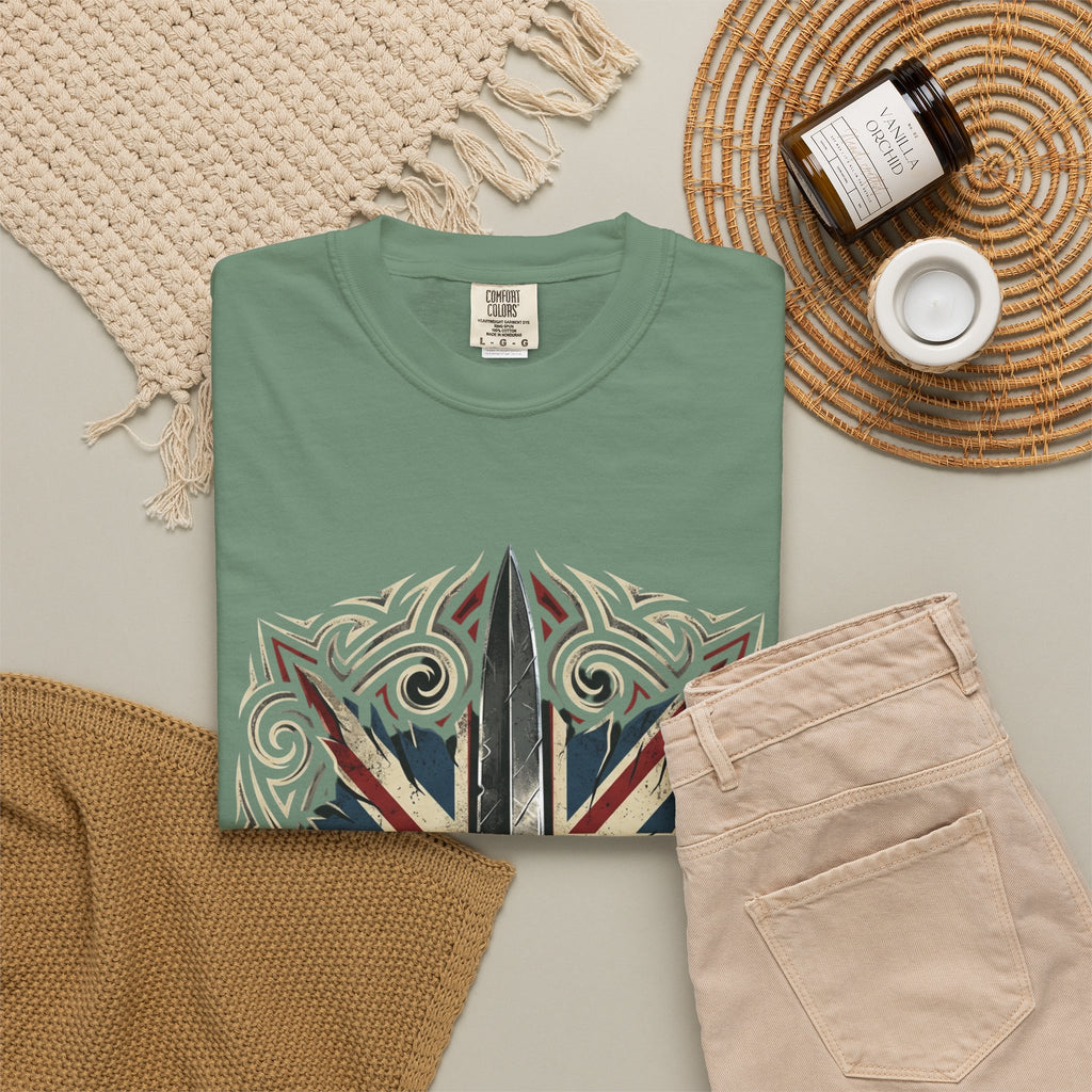 Union Jack Dagger T-Shirt — British Flag Graphic Tee