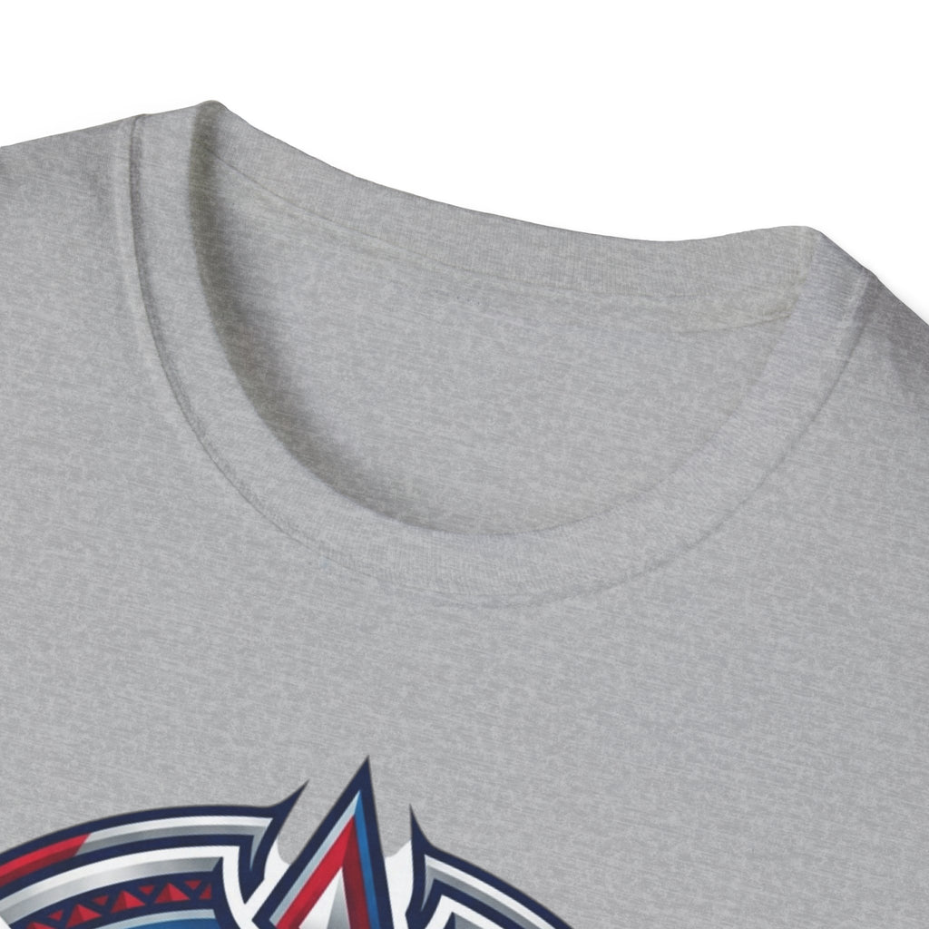 Patriotic Tribal Eagle T-Shirt – Red White Blue Heraldic Graphic Tee