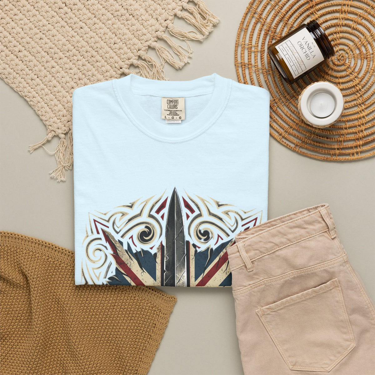 Union Jack Dagger T-Shirt — British Flag Graphic Tee