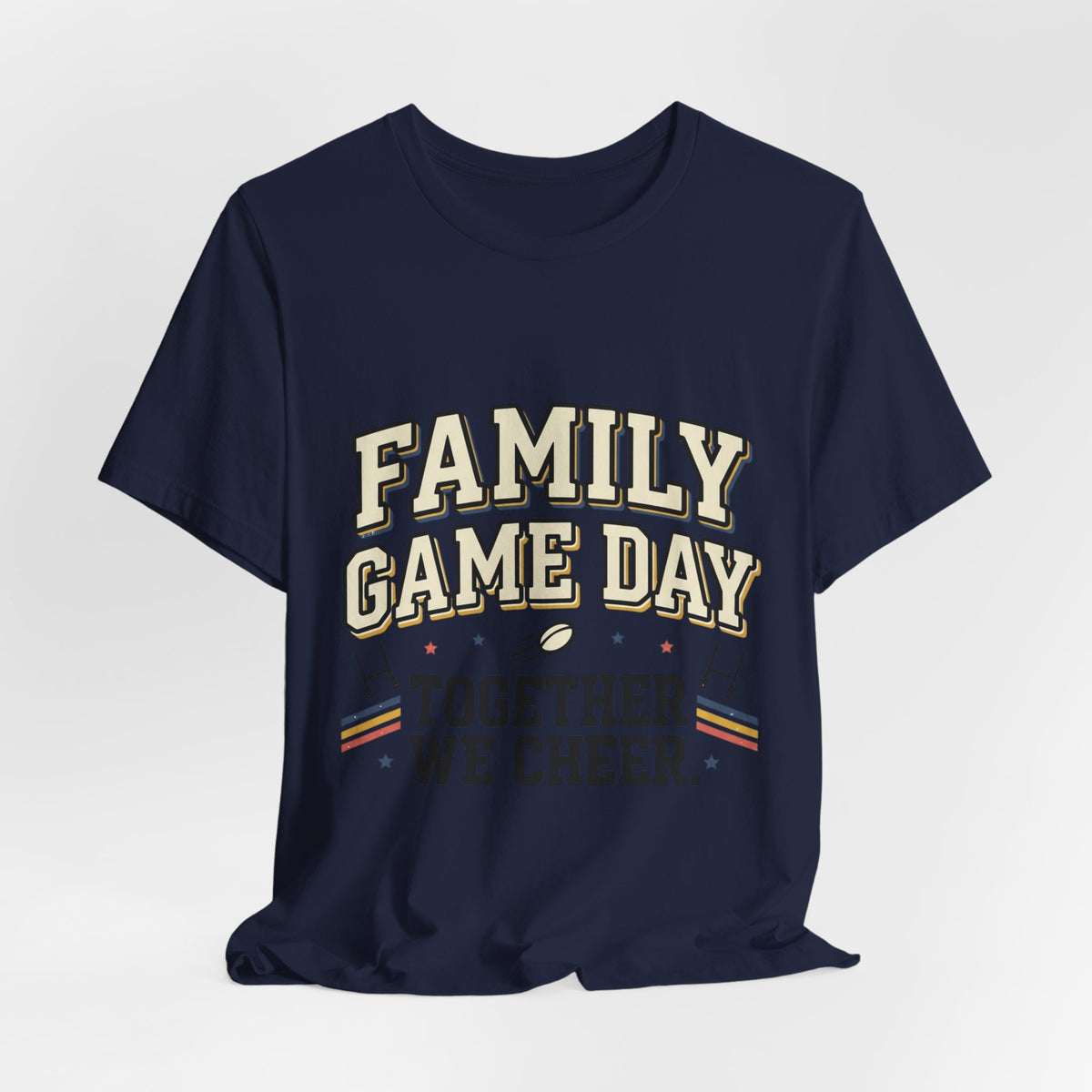Family Game Day Tee — "Together We Cheer" Family Sports Shirt