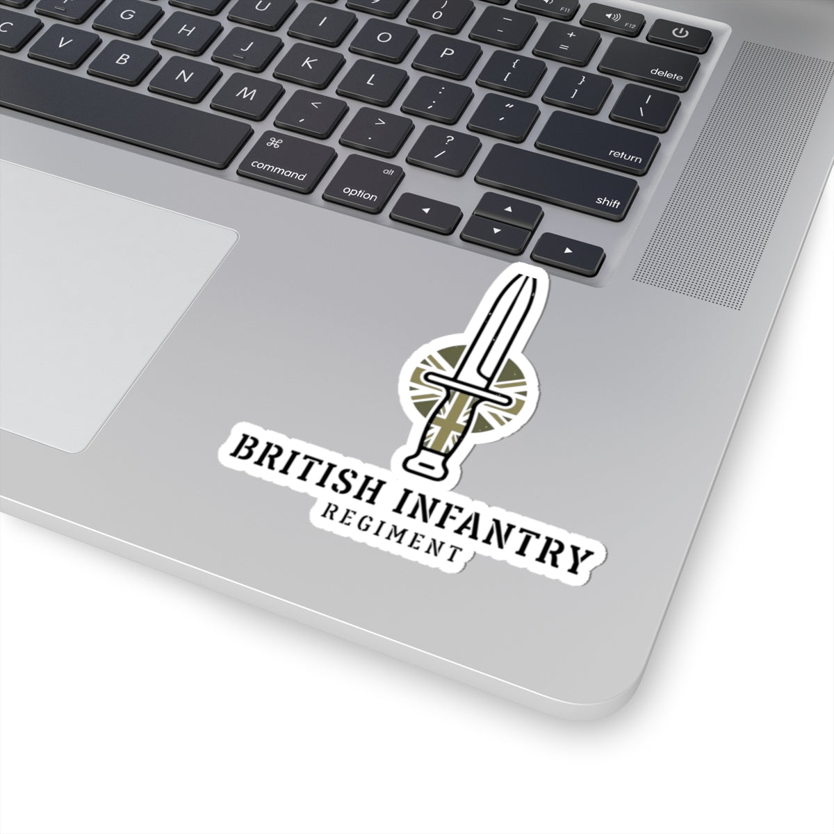 British Infantry Regiment Kiss-Cut Sticker - Military Emblem Vinyl Decal