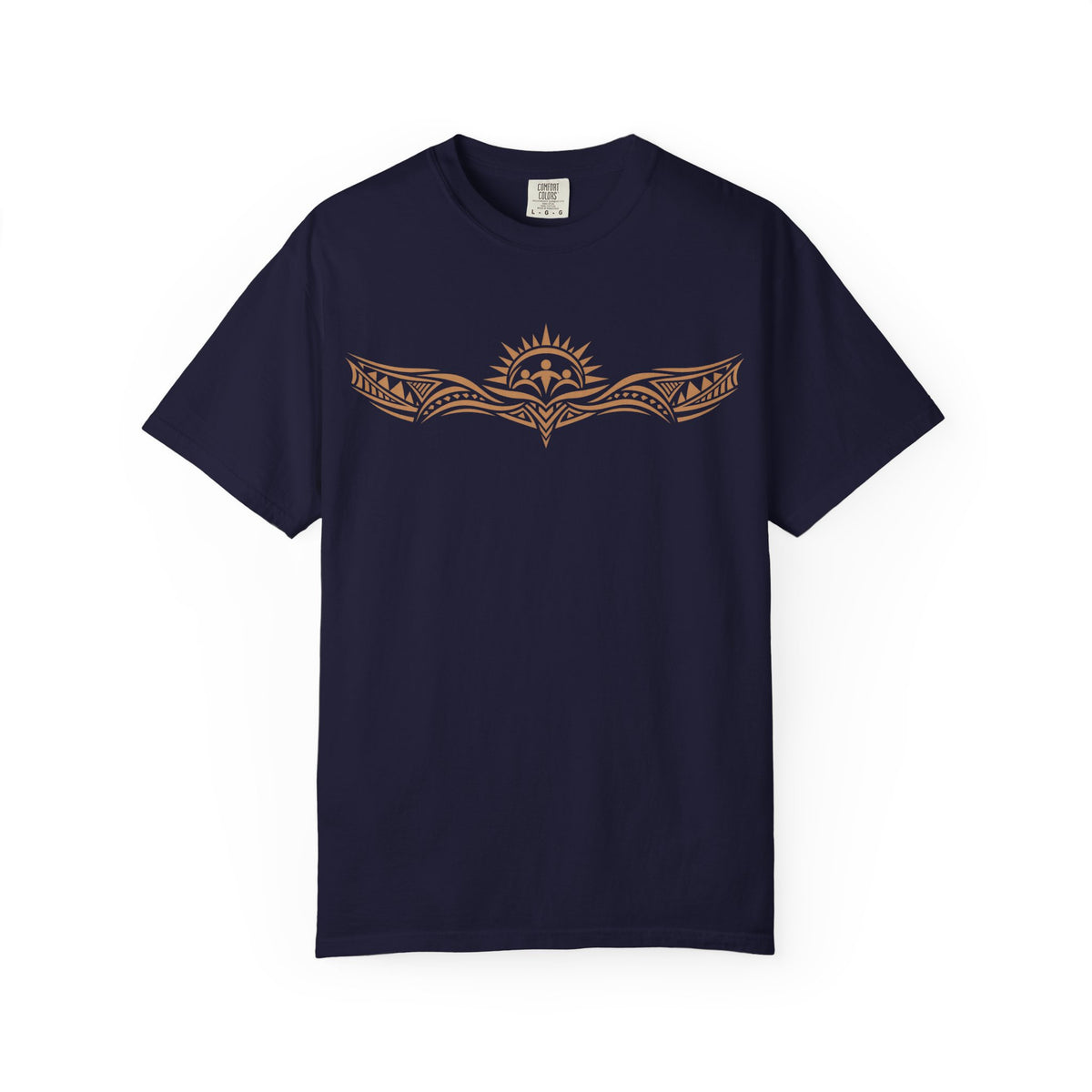 Tribal Sunset T‑Shirt — "Your Tribe" Inspirational Back Graphic