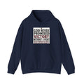 Hoodie — "God Never Promised Victory Without a Fight" Inspirational Christian Pullover