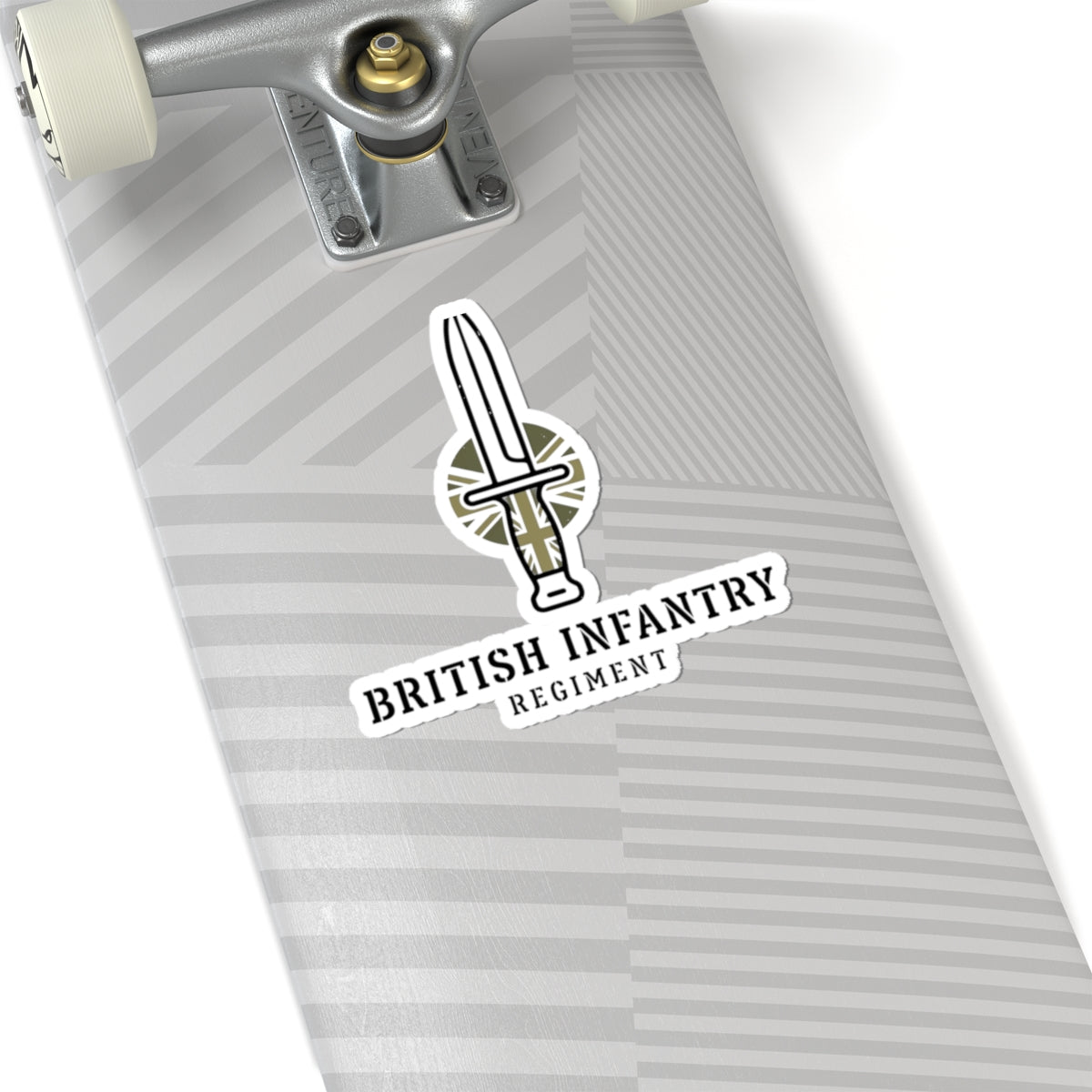 British Infantry Regiment Kiss-Cut Sticker - Military Emblem Vinyl Decal