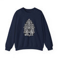 Crewneck Sweatshirt — Mortar Tribal Shield Graphic