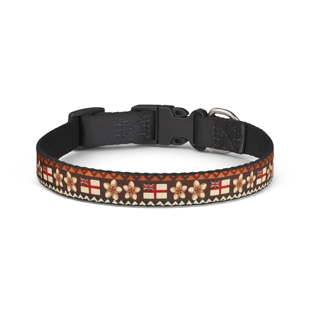 Clip-on Pet Collar — Cozy Nordic Fair Isle Pattern for Dogs & Cats