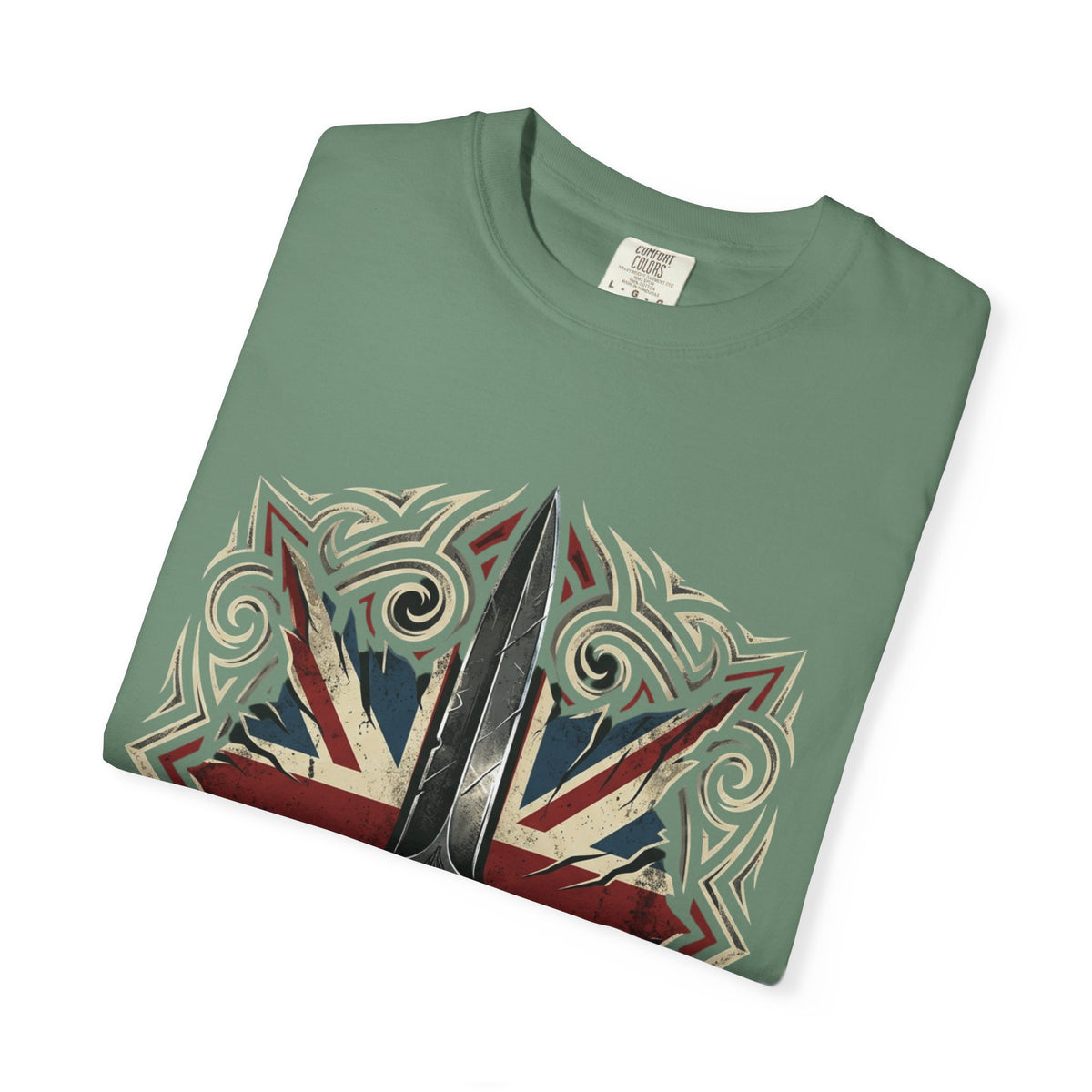 Union Jack Dagger T-Shirt — British Flag Graphic Tee