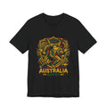 Australia Rugby T-Shirt — Tribal Wallaby Design