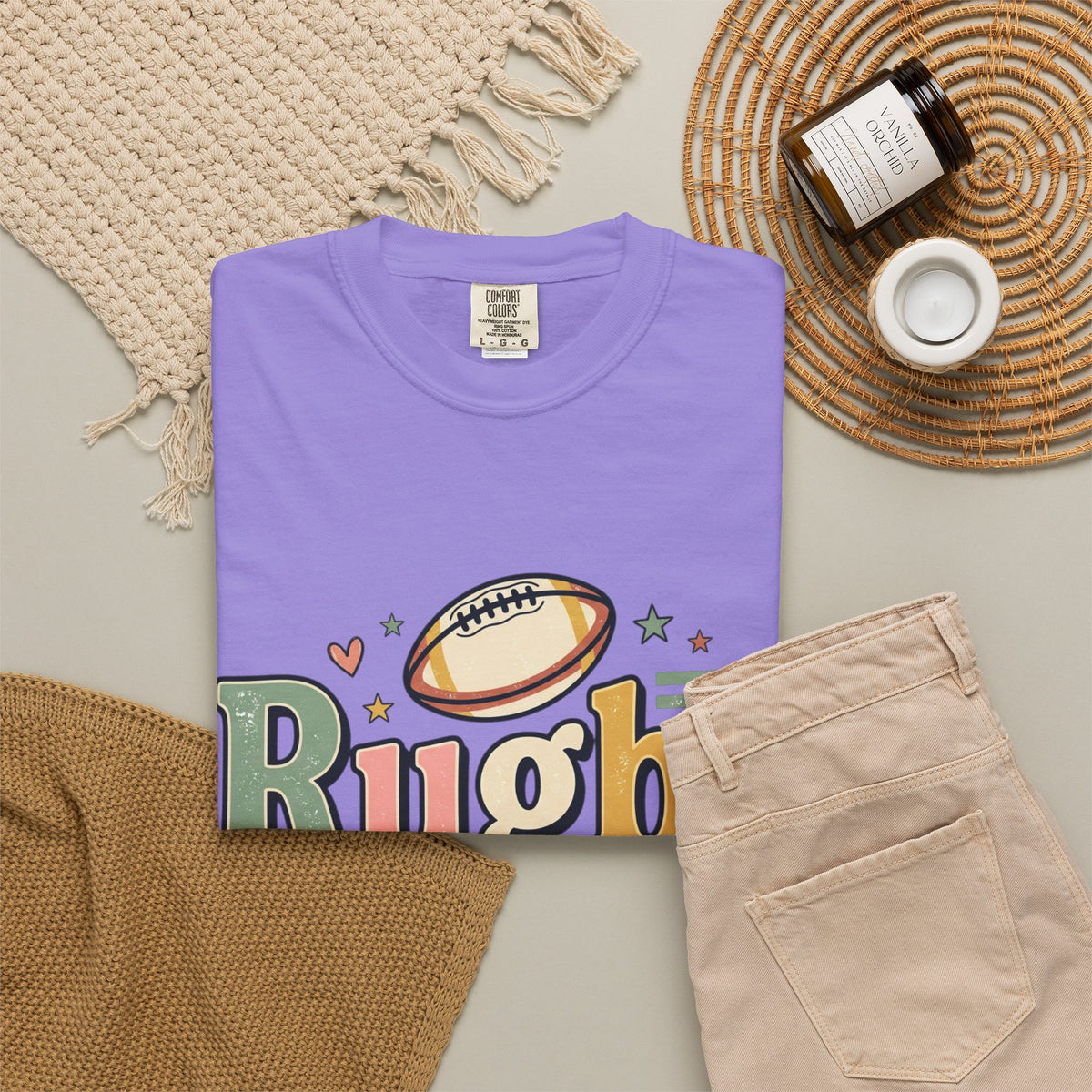 Rugby Dad T-Shirt — Supportive, Devoted, Fatherly Graphic Tee