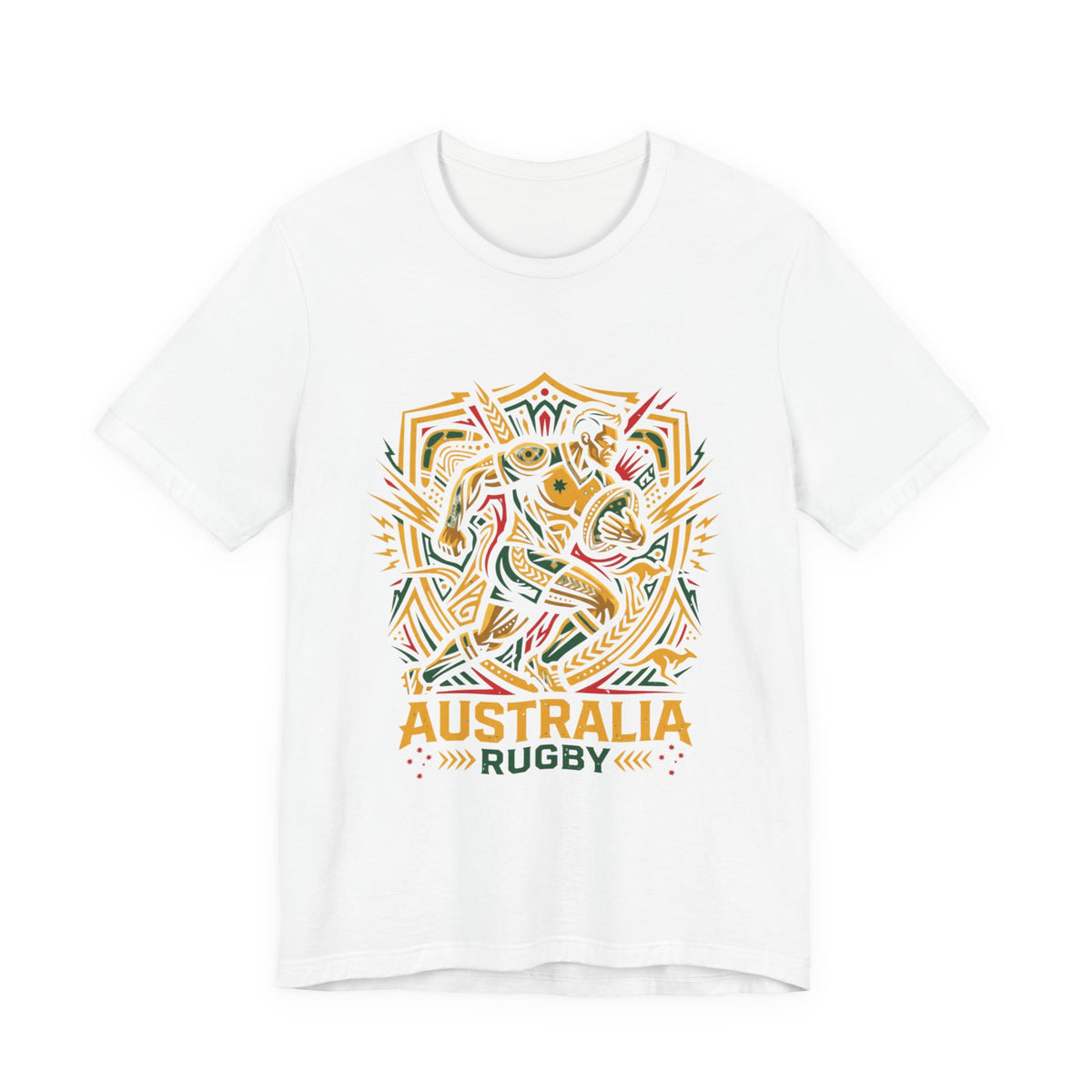 Australia Rugby T-Shirt — Tribal Wallaby Design