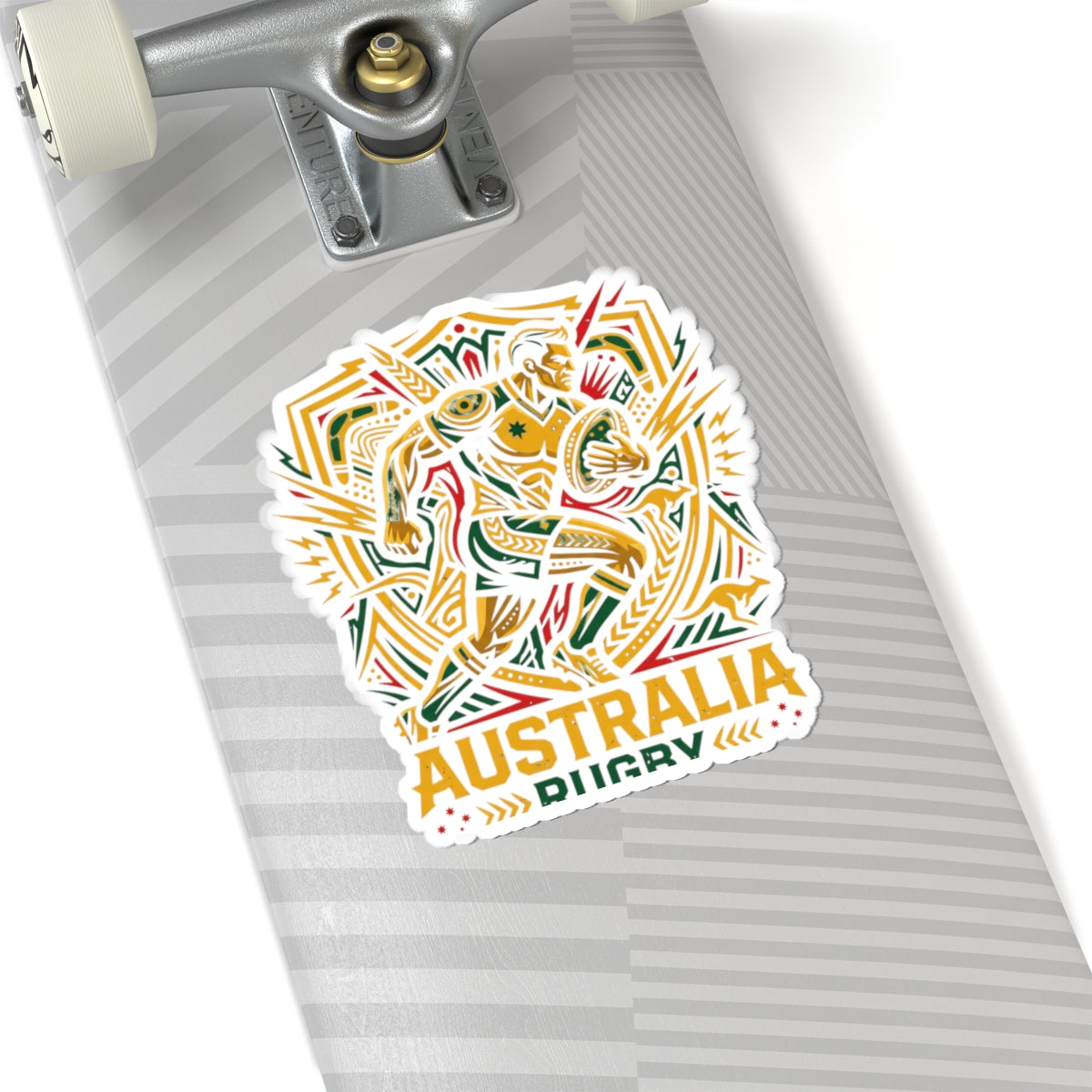 Sticker — Australia Rugby Kiss-Cut Sticker (Team Emblem, Laptop Decal)